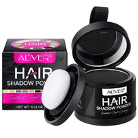 Instantly Hairline Shadow-Hair Shadow Powder, Quick Cover Black Hair Root Concealer, Eyebrows & Beard Line,Unisex,Black